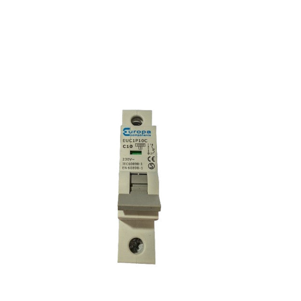 Europa EUC1P10C C10 Circuit Breaker  1 Pole 10a 230v