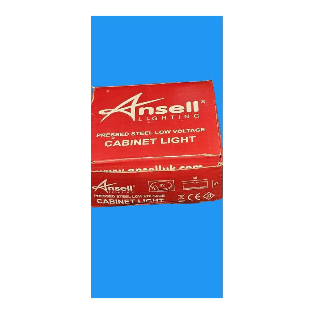 Cabinet Light Low Voltage Ansell Pressed Steel 66 x 27 ACL/W