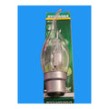 2 x Sylvania 18w B22 Halogen Classic ECO Candle Bulb Lamp