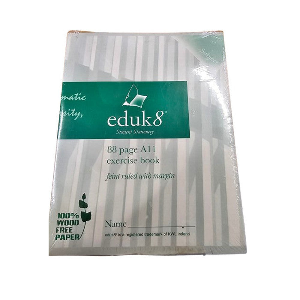 20 x 88 page A11 exercide book eduk8 Student Stationery