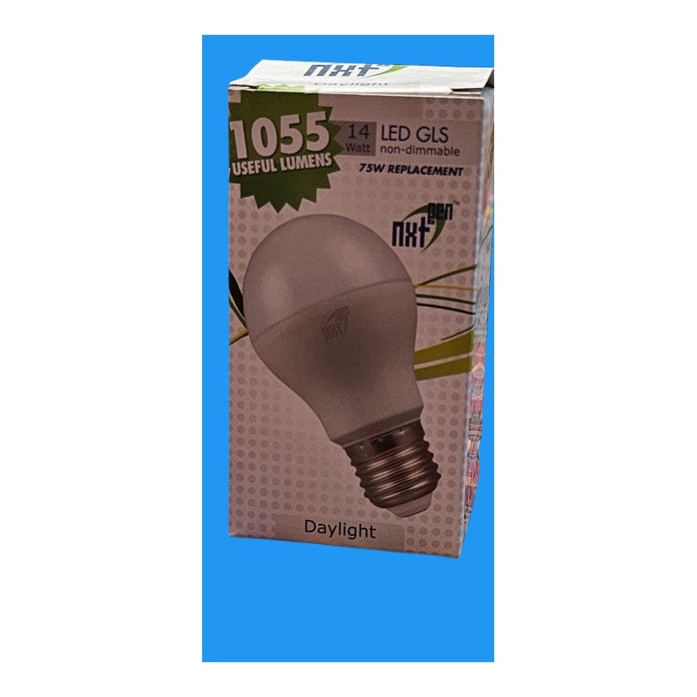 2 X ES-E27 14W = 75W LED GLS Replacement Daylight Bulb 1055lm Next Generatition