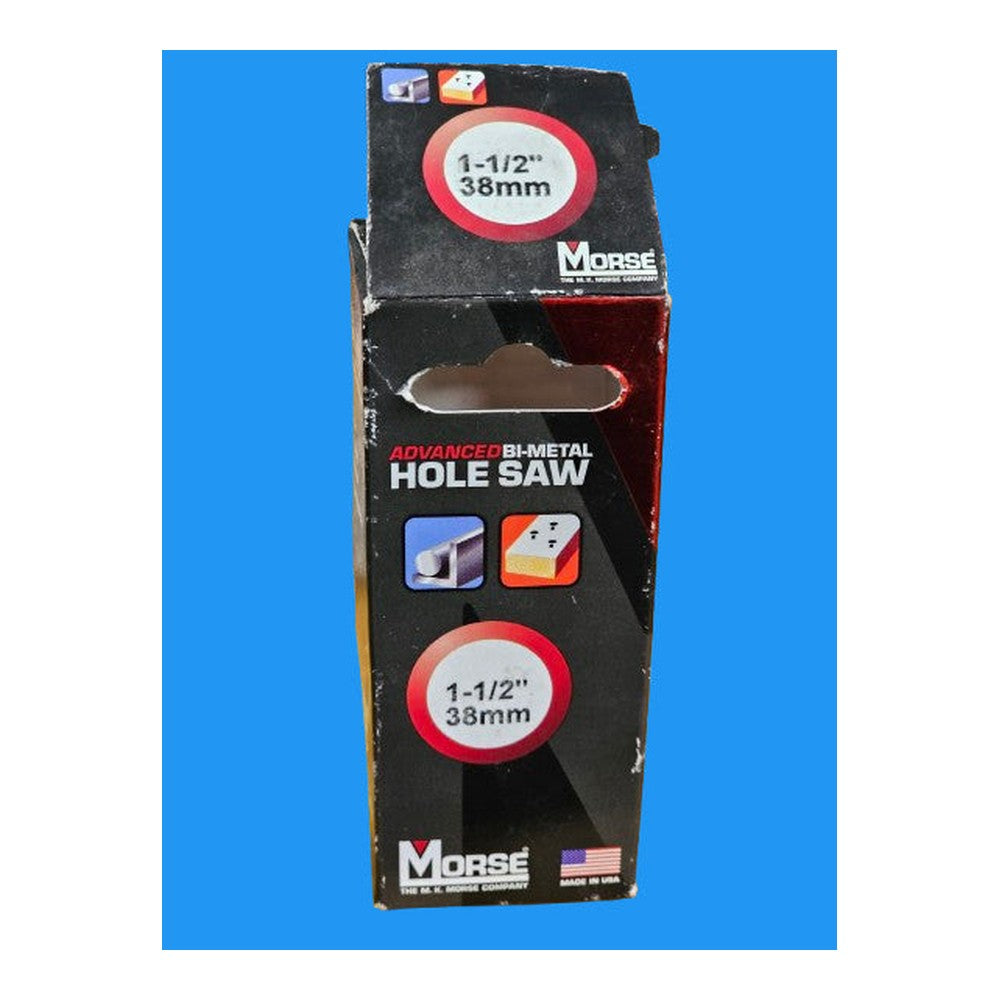 Morse Hole Saw Bi-Metal 27mm 38mm 22mm Longer Life Pack Of 3