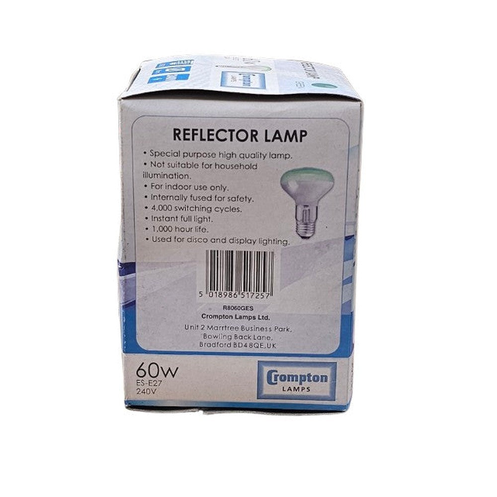 2 x BLUE Crompton ES-E27 Reflector Lamp Disco Display