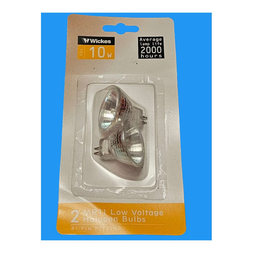 Wickes 10W MR11 Low Voltage 12v Halogen Bulbs BI-Pin Fitting
