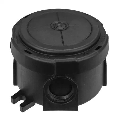 Wiska COMBI 304 Round PVC Adaptable Box with Wago Connectors Black IP66