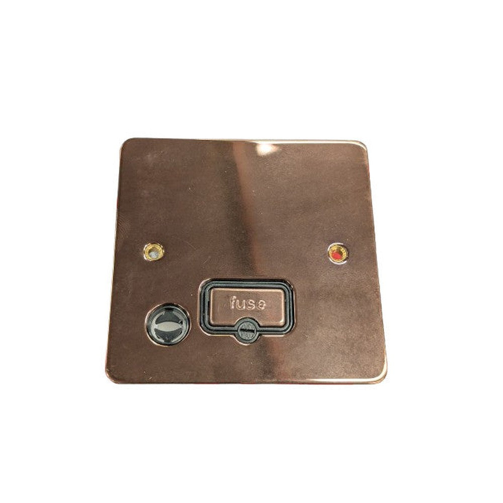 MK K1489 PBZ 13A Unswitched Connection Unit Flex Outlet Bronze