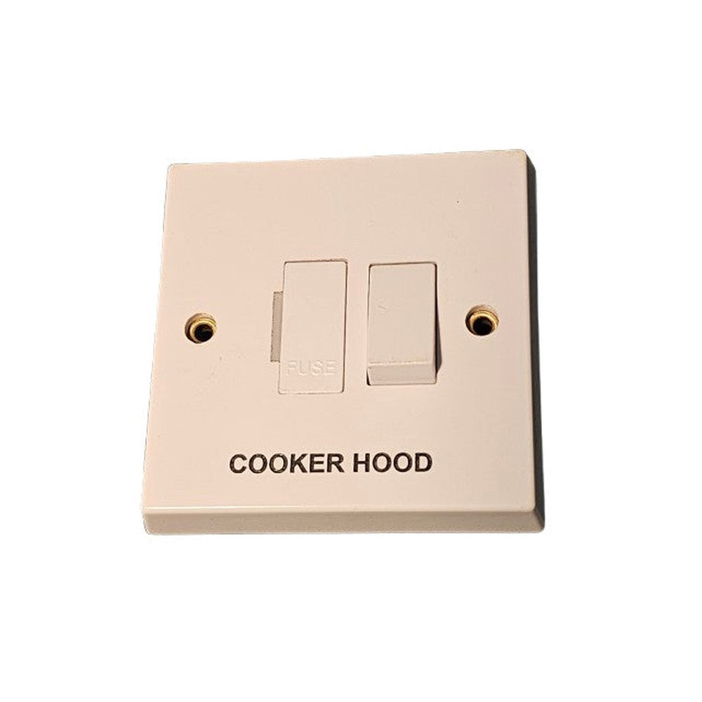 Cooker Hood Volex 13AMP Fused D.P. Switched Connection Unit Optional Flex Outlet