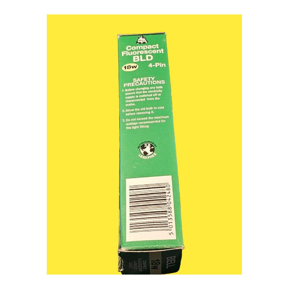 G24q-2 ( 2 Pack ) Bell 18w 4 Pin Compact Fluorescent 4 Pin FLD Bulb Cool White