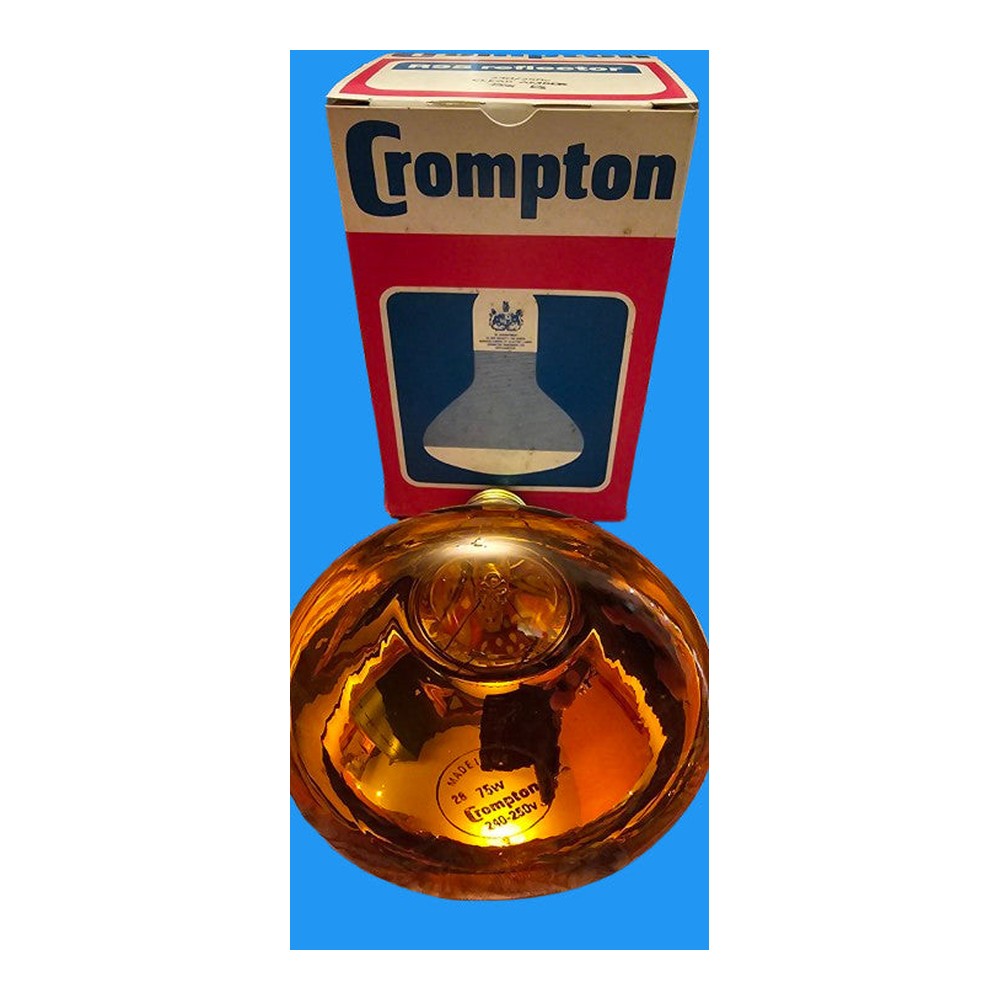 2 x ES 75W R95 Crompton Reflector Lamp Bulb